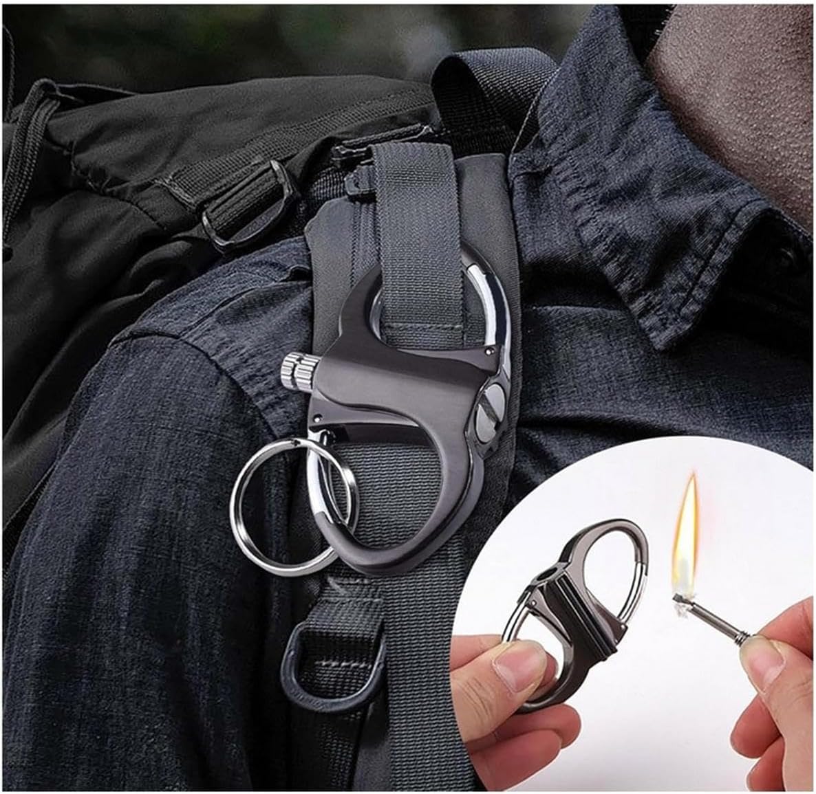Metal Keychain Lighter Pro