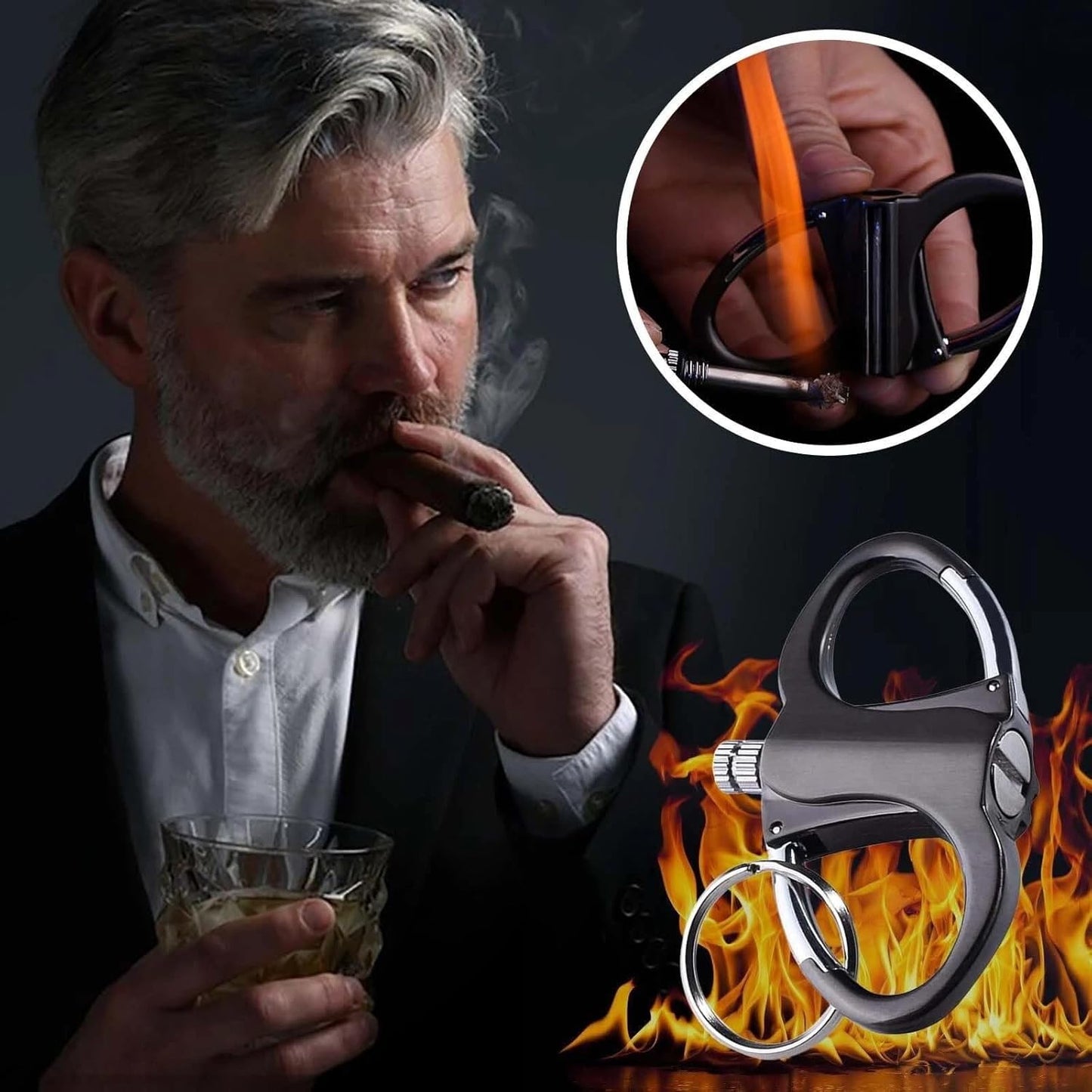 Metal Keychain Lighter Pro