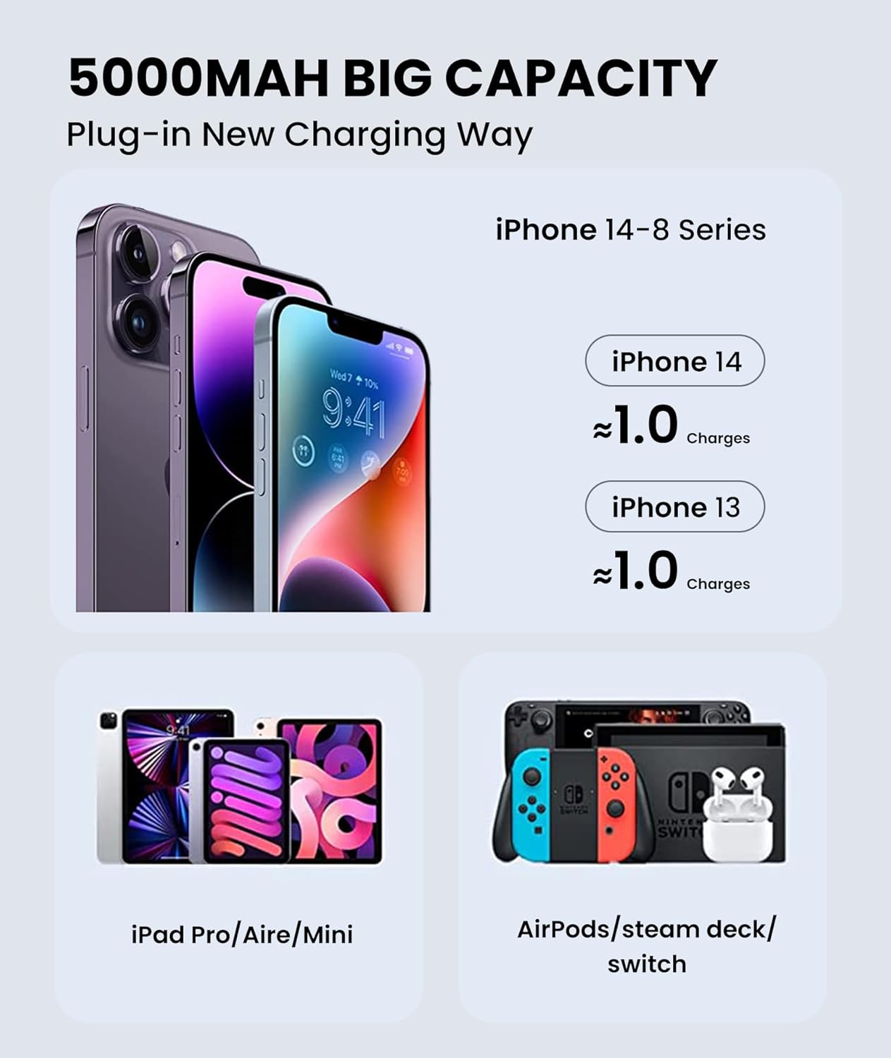Mini Power Bank with Stand