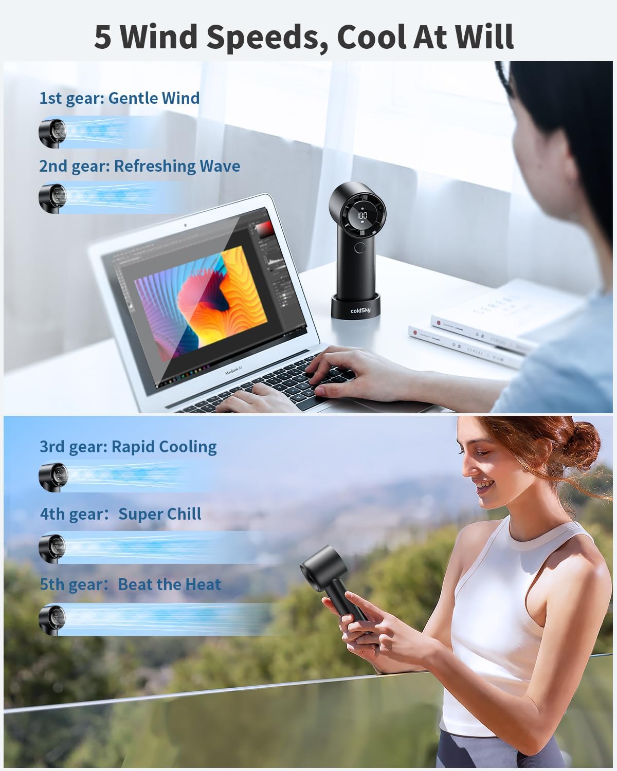 Portable Handheld Turbo Fan