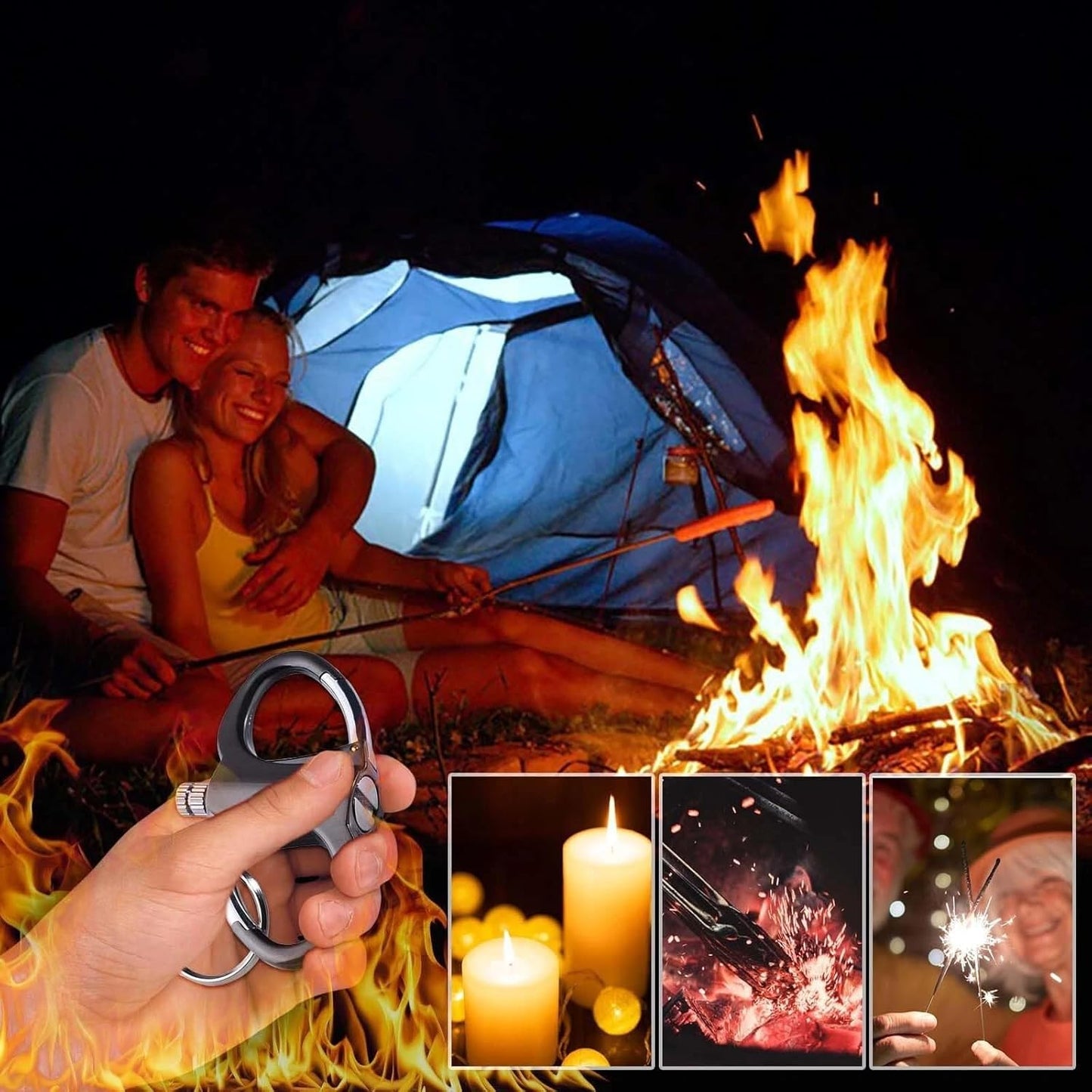 Metal Keychain Lighter Pro