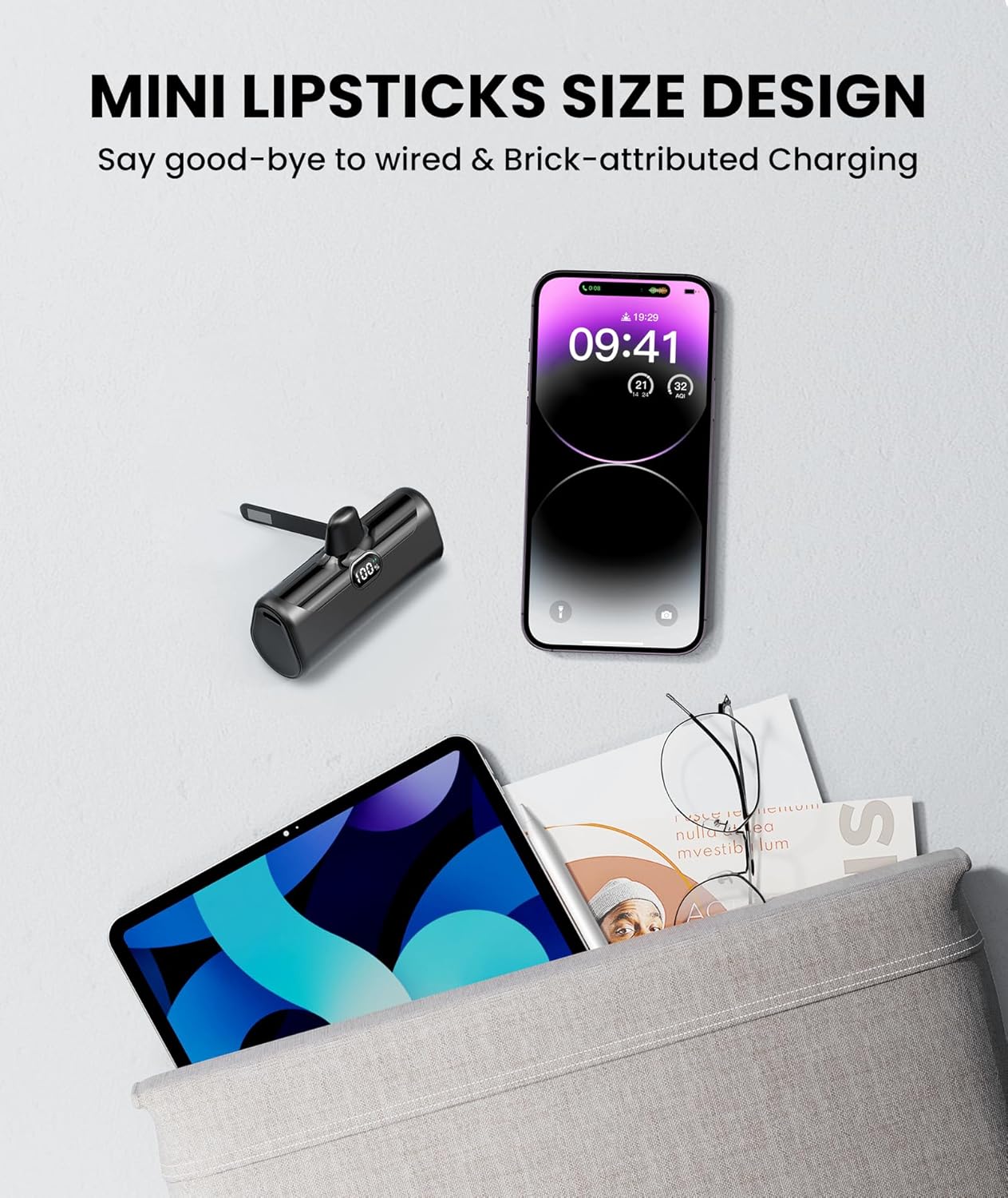 Mini Power Bank with Stand