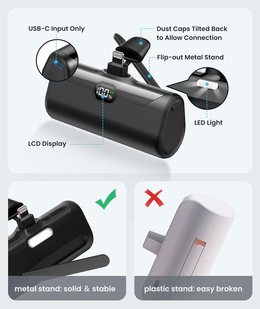 Mini Power Bank with Stand