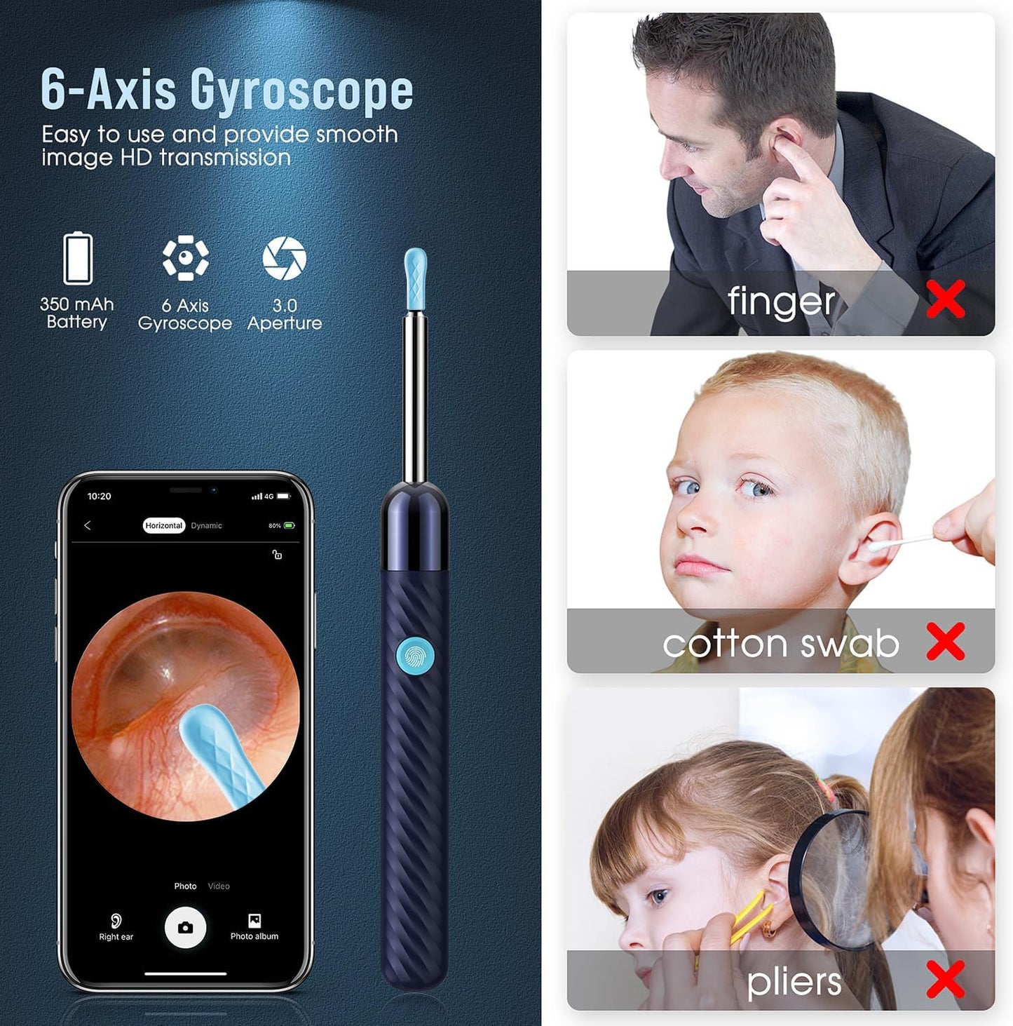 Earwax Remover Tool Pro with 1080p Camera